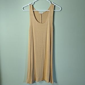 Yellow striped dress